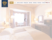 Tablet Screenshot of hotel-neue-post.at